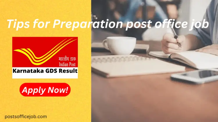 Tips for Preparation post office jobs in karnataka